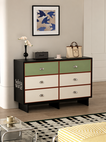 Nordica Six-Drawer Cabinet