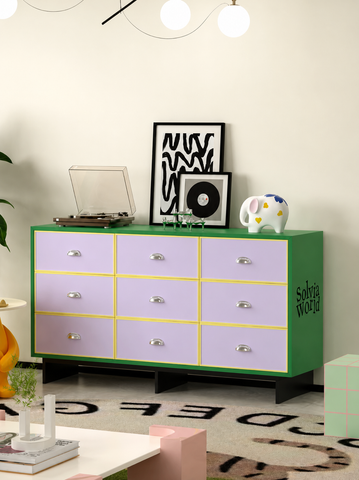 Spectrum Nine-Drawer Chest