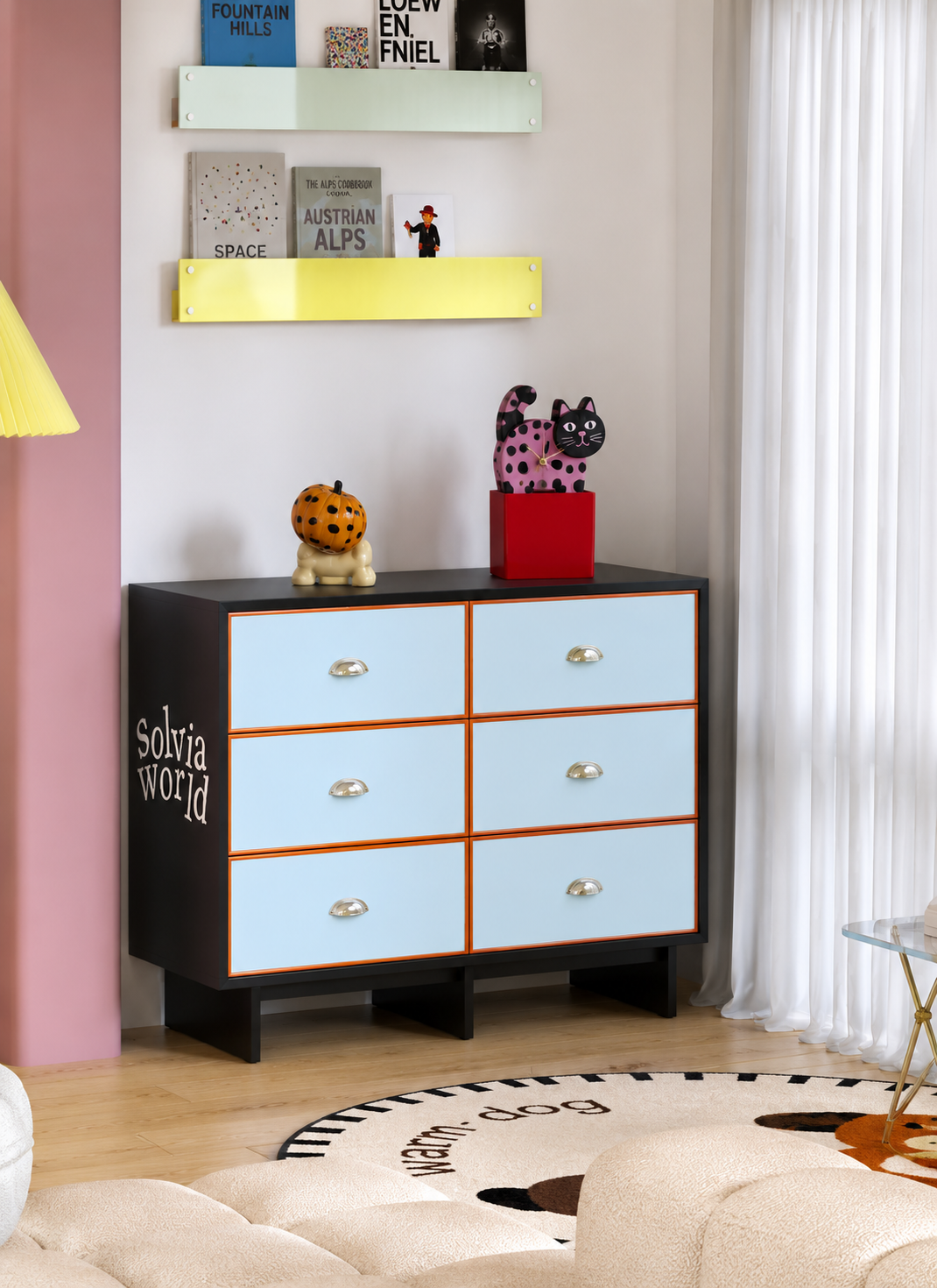 Nordica Six-Drawer Cabinet