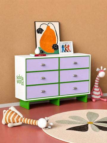 Nordica Six-Drawer Cabinet