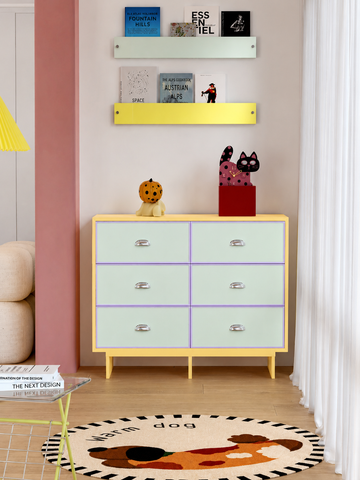 Nordica Six-Drawer Cabinet